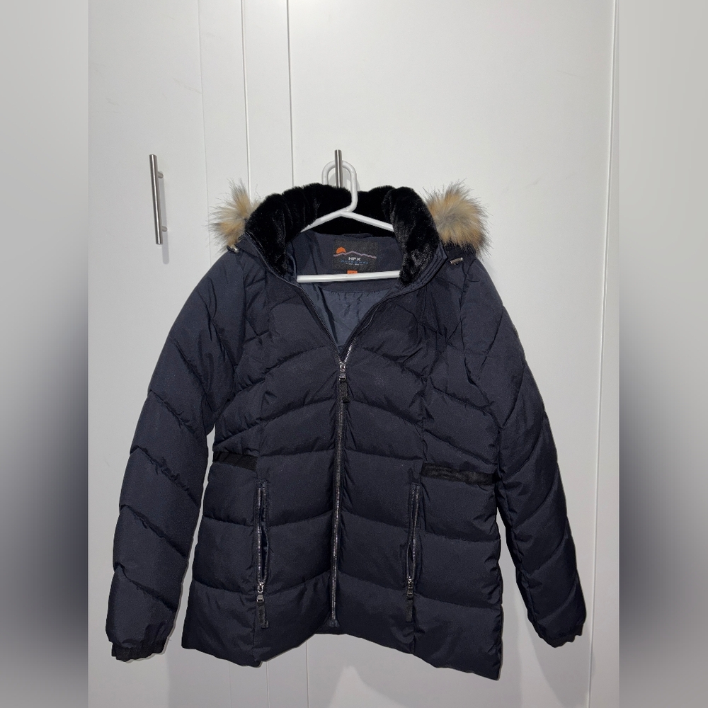 HFX Outdoors Jacket -  Black Faux Fur Collar NWT